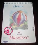 CANSON DESSIN Acid Free 9x12 Drawing Paper Artist Pad  - £23.59 GBP