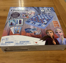 Disney Frozen Ii 6:1 Games Storage Box Checkers Cards Match New Cardinal Games - £11.07 GBP