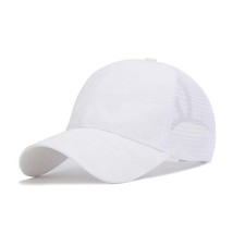 Eathable cotton ponytail headwear outdoor sports with adjustable back closure for messy thumb200