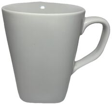 White Ceramic Mug Blank Coffee Cup for Everyday Use—NEW—4.5”H—SHIPS IN 2... - $14.73