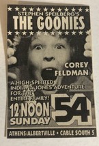 The Goonies Movie Print Ad Vintage Athens Alabama 54 TPA2 - £4.75 GBP