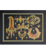 Types of Jewelry Diamond Handmade Painting for Home Decor set of 2 | 11x... - $159.00