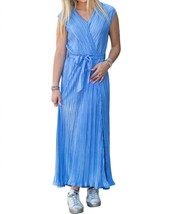 Bishop + Young aeries wrap dress in BLUE - size S - £52.82 GBP