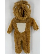 Baby Lion Halloween Costume Size 0-6 M Fuzzy Infant with Hat Rubies NEW - $24.75