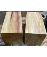 TWO STUNNING KILN DRIED CANARYWOOD TURNING BLANKS LATHE WOOD LUMBER 4&quot; X... - €41,57 EUR