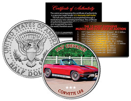 1967 Chevrolet Corvette L88 Expensive Auction Muscle Car Jfk Half Dollar Us Coin - £6.71 GBP