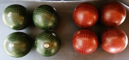 Vtg Regent Bocce Ball Set Red Green Made In Italy Summer Game - $1,117.13 MXN