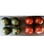 Vtg Regent Bocce Ball Set Red Green Made In Italy Summer Game - $1,117.13 MXN