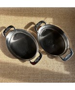 All-Clad Stainless Steel Mini Bakers Pair 9” Oval Gratin Dishes w/ Handles - $1,253.08 MXN