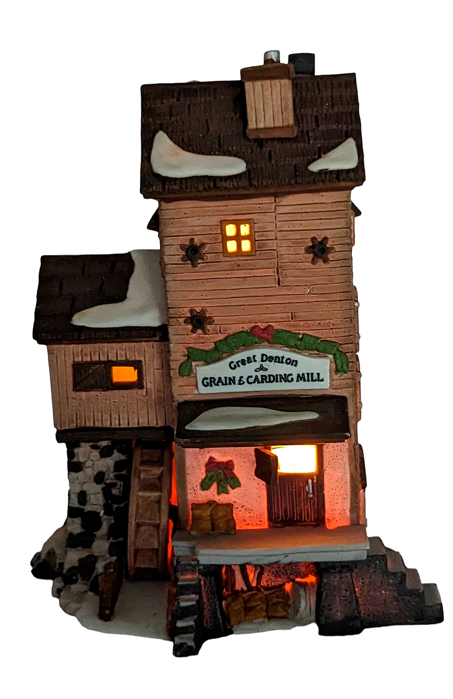Vintage Department 56 Great Denton Mill 1993 Dickens Village Collectible 5812-2 - £25.59 GBP