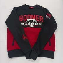 Boomer Wrestling Camp Mens Black & Red Cotton Blend Pullover Sweatshirt Sz Small image 14