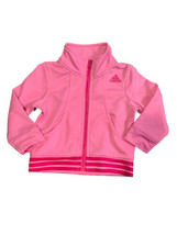 Girl Adidas Pink Tracksuit, Jacket Pants, Baby Infant Size 18 Months Zip Up - £16.65 GBP