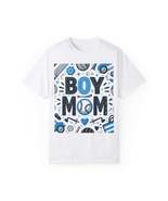 Boymom Design Shirt, Boy Mom Baseball Gift, Unisex Garment-Dyed T-shirt - $28.25+