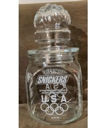 1992 Snickers USA Olympic Sponsor Glass Commemorative Jar Barcelona/Albe... - £2.98 GBP