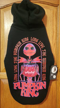 Tim Burtons The Nightmare Before Christmas Dog Tshirt with Hood Lg. Ches... - $167.01 MXN