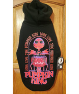Tim Burtons The Nightmare Before Christmas Dog Tshirt with Hood Lg. Ches... - $167.04 MXN