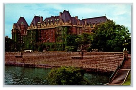 Inner Harbor and Empress Hotel Victoria BC Canada UNP Chrome Postcard B19 - £1.54 GBP