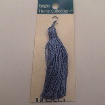 Vtg Wright Home Collection 3&quot; / 76.6mm Blue Tassel - $4.50