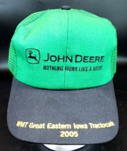 JOHN Deere Green Nothing Runs Like a Deer Adjustable Hat - £19.46 GBP