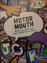 Hasbro Blurt Out Stuff Fast Until You’re Out Of Cards Motor Mouth Card G... - $28.04