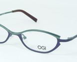 OGI Patrimonio 5220 1319 Mare Verde/Viola Occhiali da Sole Titanio 48-17... - $115.81