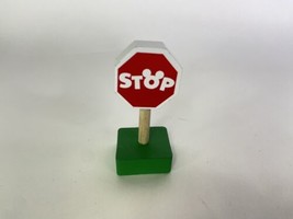 Melissa and Doug Disney Mickey Mouse Replacement Red Stop Wooden Sign Town Set - $9.90