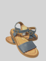MIZ MOOZ WOMEN&#39;S ANKLE CLOSURE  SANDALS  BLUE 37EU / 7US  # A-16 - $39.95