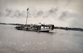 Vintage Photo; Passenger Boat; Canton River; Canton, China; Circa 1912 - £11.54 GBP