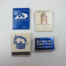 4 Vintage Matchbooks Kentucky State Parks Galt House Spindletop Hall UK Buckhorn - £15.68 GBP