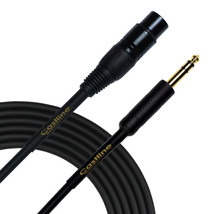 Castline Gold XLR female 1/4 TRS Mogami Neglex 2549 Stereo to Mono Summing Cable - £12.95 GBP+