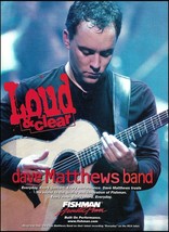 Dave Matthews Signature Taylor acoustic guitar pickups 1998 ad print - £3.31 GBP