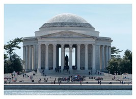 Jefferson Memorial United States Building 5X7 Photograph Reprint - £6.67 GBP