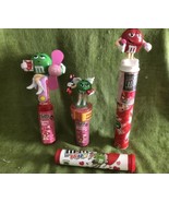 M&amp;M&#39;s Stamps &amp; Toppers MINT Valentines Day themed Set of 3 - $13.86