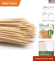 Versatile 36-Inch Bamboo Skewers - 100 PCS for Roasting Marshmallows &amp; BBQ - $672.55 MXN