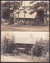 Henry Bayley Snell Mt. Pisgah Art Colony (2) 1920s RPPC Boothbay Harbor Maine - £23.40 GBP