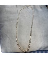 Vintage Graduating, Bead, Necklace Gold Tone 24” New - £15.61 GBP