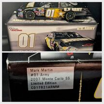 2007 Mark Martin #01 ARMY NASCAR Motorsports Authentics 1:24 DieCast NEW - $50.93