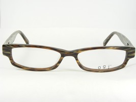 Ogi 9054 347 Brown &amp; Cream Pearl Demi Eyeglasses Glasses 51-15-135mm Germany - £73.87 GBP