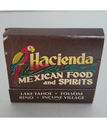 Vintage Matchbook Hacienda Mexican Food and Spirits Cigarette Matches Un... - €9,42 EUR