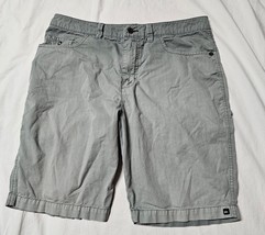 QuikSilver Gray Short Size 34X9 - £11.14 GBP