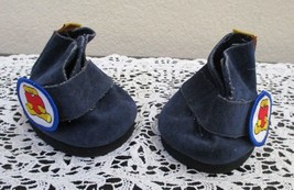 Build A Bear Workshop Navy Suede Look Boots - $7.12