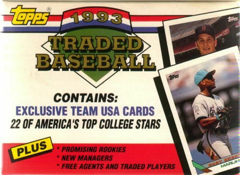 Primary image for 1993 Topps Traded Team Set Baseball Cards You U Pick From List