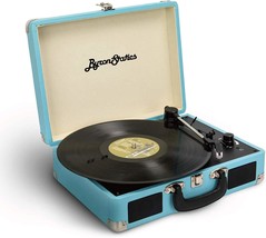 Byronstatics Vinyl Record Player, 3 Speed Turntable Record Player With 2 - £45.12 GBP