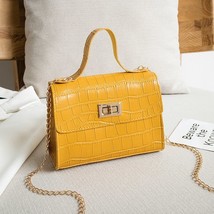 Alligator Pattern Bags For Women Yellow - £7.20 GBP