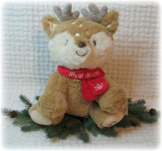 Holiday KellyBaby My First Reindeer Christmas New KellyToy Tan Rattle NWT - £12.13 GBP