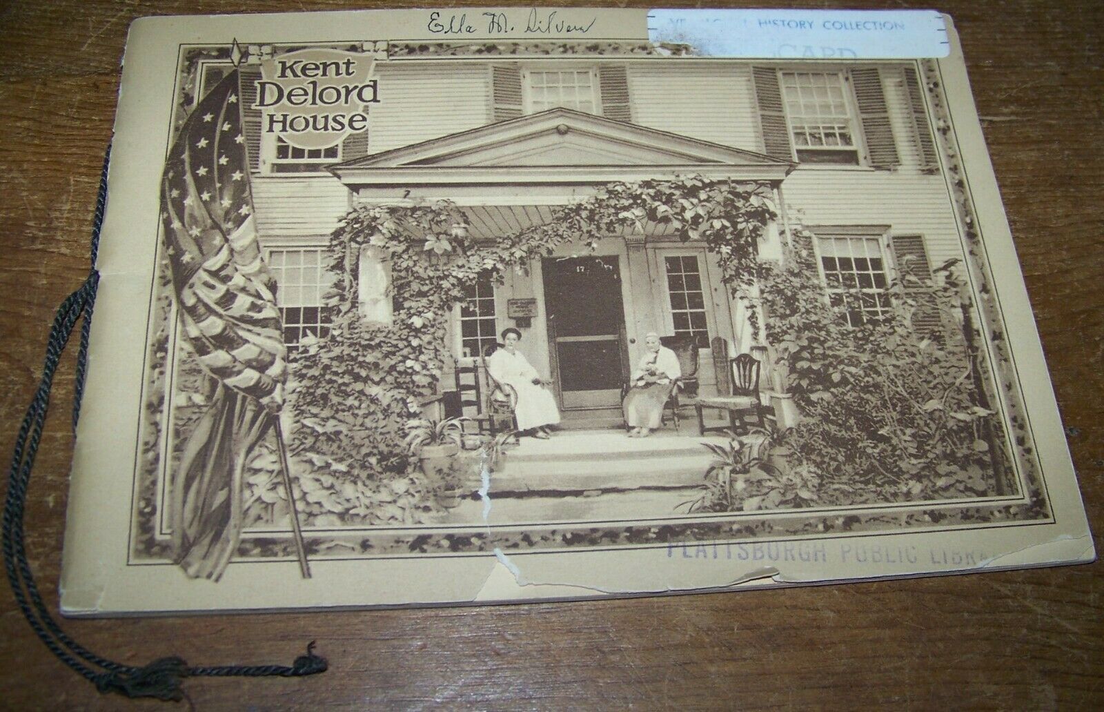 1924 ANTIQUE KENT DELORD HOUSE PLATTSBURGH NY SOUVENIR HISTORY BOOK  - £7.77 GBP