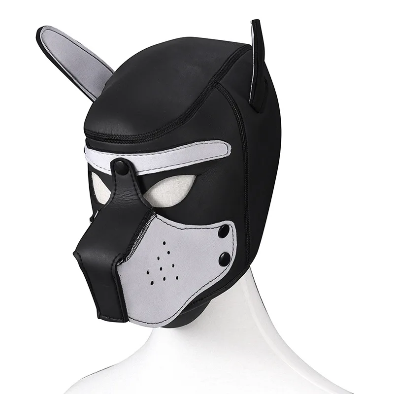 House Home Brand New Fashion Padded Latex Rubber Role Play Dog Mask Party Mask P - £29.88 GBP