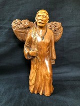Antico Cinese Ceramica Statuina Uomo Porta Bracci Foresta - £183.21 GBP
