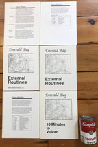 Set Lot 6 Vtg Emerald Bay External Routines Vulcan Computer Books Wayne ... - $79.99