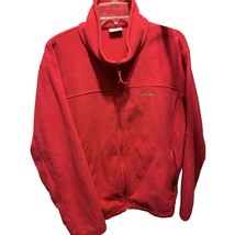Columbia Women’s 2X Red Long Sleeve Full Zip Polyester Fleece Windbreake... - $24.75